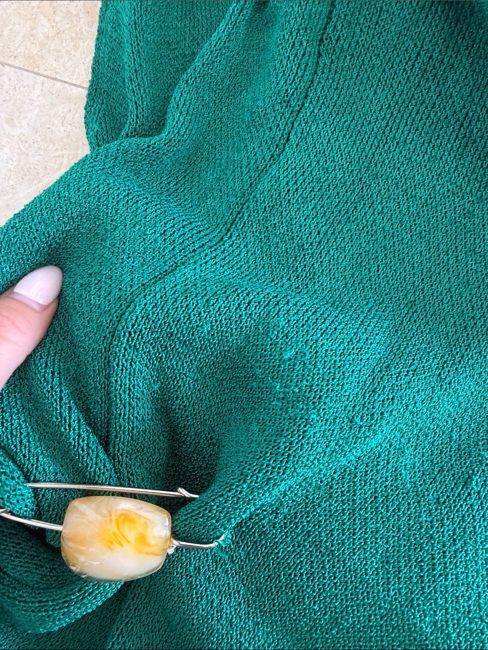 Proenza Schouler Emerald Green Backless Gown - Picture 5 of 5